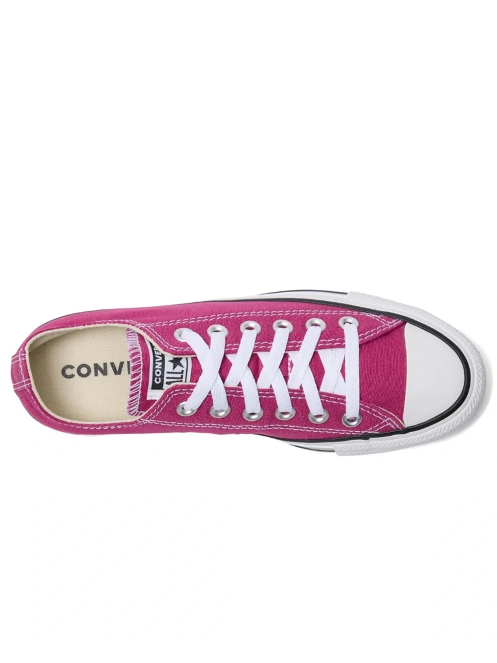 Converse | Kids Magenta ‘Berry Smoothie’ Lace Up Low Top AllStar Sneakers Size 3